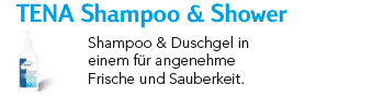 Tena Shampoo+Shower