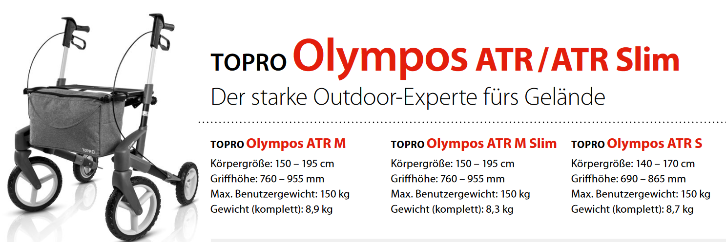 Topro Troja Olympos Outdoor Rollator 