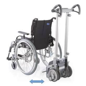 Scalamobil mobiler Treppensteiger mit Rollstuhl 