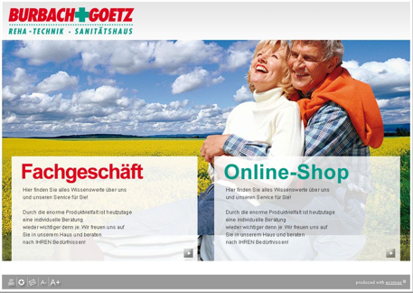 Onlineshop Start Burbach+Goetz