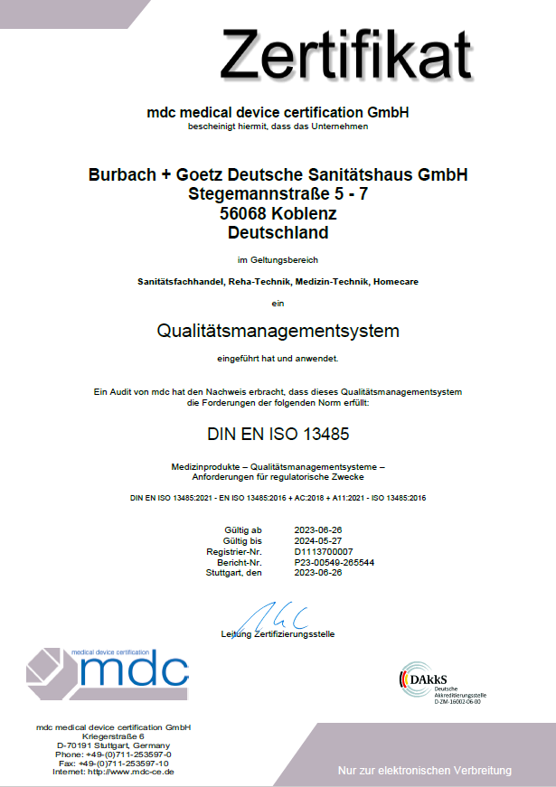Zertifikat Qualitätsmanagement